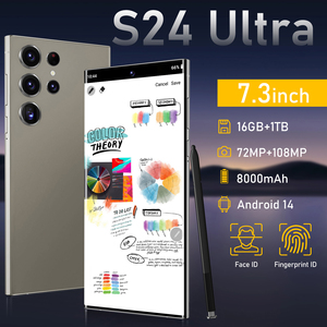 Hot bán S24 siêu 7 inch 16GB + 1TB 4k OLED 72mp + 108 5 gam điện thoại di động hiển thị ban đầu Tây Ban Nha màn hình lớn - Product Image 4