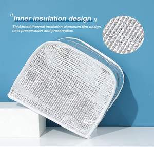 Sac isotherme portable et étanche pour pique-nique, sac de rangement à fermeture éclair pour cuisine, idéal pour les voyages en extérieur - Product Image 4