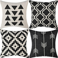 Housse de coussin imprimée, taie d'oreiller décoratif de la maison pour canapé