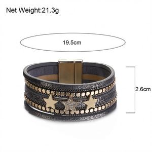 Energy Stone <b>Leather</b> Custom Jewelry Card Wholesalers Comfort Fit Technology Holiday Gift for Women Color Retention Time - Product Image 1