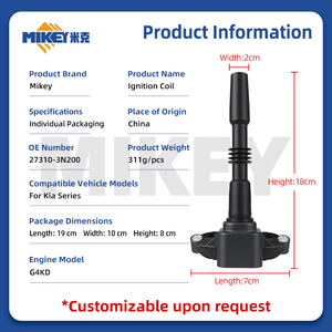 MIKEYA 273103N200 Suitable for Kia <strong>Picanto</strong> and Grand Carnival III VQL Engine Ignition Coil High-quality Car Parts 79037104 - Product Image 2