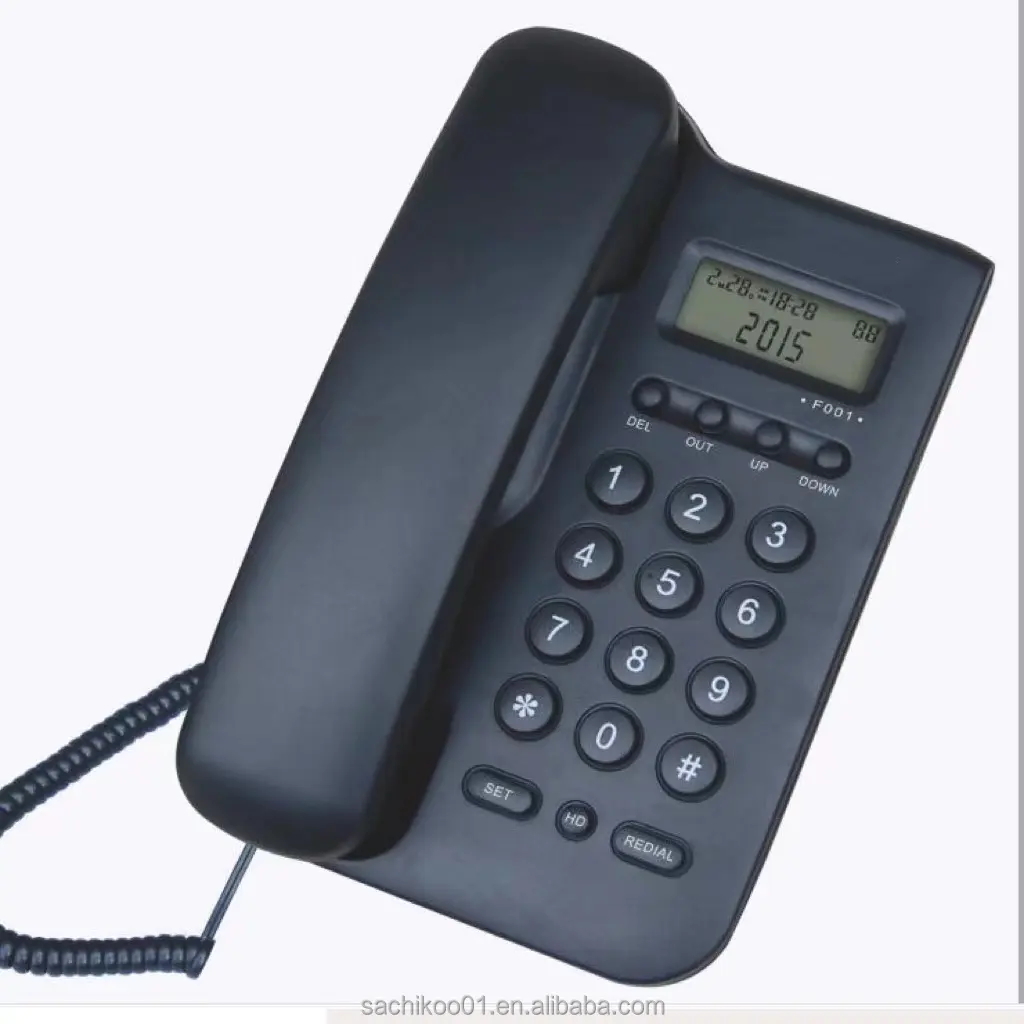 Sachikoo – téléphone filaire à fonction Simple, identification de l'appelant de haute qualité, au bureau et à la maison