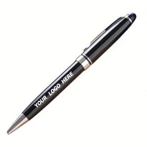 Premium Black Metal Ballpoint <b>Pens</b> - Custom Engraved for Business <b>Gifts</b> & Promotions - Product Image 1