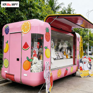 Carrito de Comida Rápida de Acero Inoxidable Cuadrado y Redondeado, Impermeable, con Sistema de Sellado Personalizado, Equipo de Cocina Móvil para Hot Dogs y Papas Fritas - Product Image 2