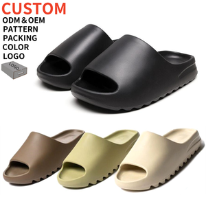 Sandales de Plage en Gros avec Logo Personnalisé, Tongs d'Été Décontractées à Bout Ouvert en EVA, Chaussons Légers et Doux pour Hommes et Femmes avec Semelle Épaisse Antidérapante - Product Image 1