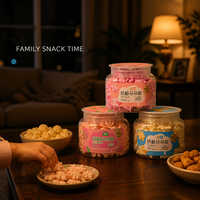 Biscuits croustillants au yaourt et aux fraises pour enfants, collation saine probiotique à emporter, boîte de 27g, vente en gros