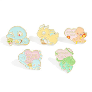 Broche Pokémon Créative et Mignonne en Métal Électroplaqué Effet Goutte d'Huile, Badge Pokémon, Accessoire Cadeau - Product Image 5