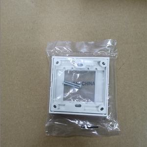 Cadre de <span class=keywords><strong>plaque</strong></span> murale de type 86 avec 2 inserts Façade de réseau 48x24mm pour les applications Cat6 UTP Module de câble réseau - Product Image 6