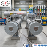 Calentador Eléctrico Personalizado Antiexplosión de 160kW 380V con Regeneración de Nitrógeno CS para Deshidratación de Tamiz Molecular en Planta de Epichlorohidrina