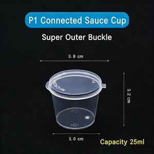 ถ้วยซอสสำหรับส่งอาหาร ขนาด 1 ออนซ์, 1.5 ออนซ์, 2 ออนซ์, 3 ออนซ์ และ 4 ออนซ์ - Product Image 5
