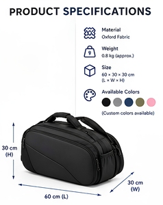 Fabricant de raquettes de padel de plage, logo personnalisé, vente en gros, sac à dos pour raquette de tennis de plage avec fermeture éclair - Product Image 2