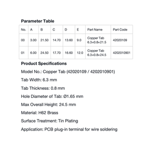 库存有货 镀锡 H62 黄铜端子 低价 PCB 焊接片 OEM 定制加工服务，用于 PCB 焊接 - Product Image 5