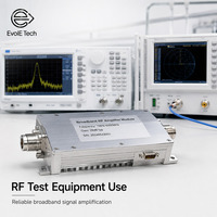 Amplificador de RF de Banda Ancha de Alta Linealidad, 20-1000MHz, Salida de 20W para Equipos de Prueba de RF y Mediciones de Laboratorio