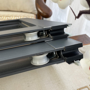 Fenêtre coulissante en aluminium à double vitrage <span class=keywords><strong>de</strong></span> haute qualité, style français, isolation thermique, étanche, insonorisée, verre trempé - Product Image 6