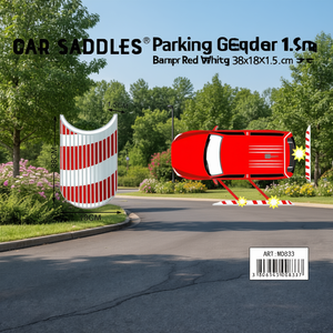 Protector de Parachoques para Coche ZCQR DECO, Rojo, 38x18x1.5cm, Protección para Estacionamiento, Modelo M0833 - Product Image 3