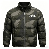 Veste matelassée réversible OEM pour homme, coupe-vent et imperméable, en nylon/polyester, avec capuche, pour l'hiver