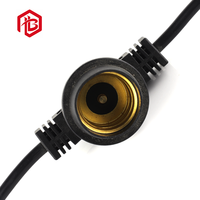 E26 E27 Support de lampe Cordon noir Réglable Suspension Suspension DIY Plafond Araignée Pendentif