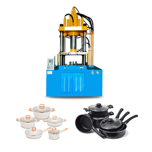 One-Stop-Einrichtung der Pfannen produktions linie mit kompletter Ausrüstung Stanz presse Wärme hydraulische Press maschine - Product Image 5