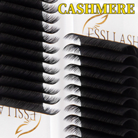 ESSI LASH Plateaux de cils coréens PBT à marque privée, extensions de cils noir mat velours pour kit de cils volume