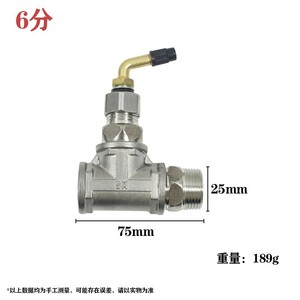 Raccords en T femelle-mâle en acier inoxydable 304 DN15 1/2'' à filetage BSP, moulés lisses, pour systèmes d'alimentation en eau - Product Image 1