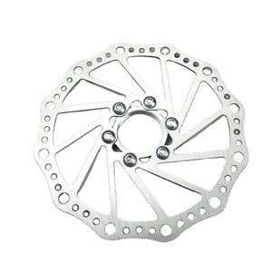 Plaquettes de <span class=keywords><strong>frein</strong></span> à disque pour VTT, en acier inoxydable haute résistance, légères (146g), 160mm, dissipation thermique, 6 boulons, pièces de vélo de route et VTT - Product Image 3