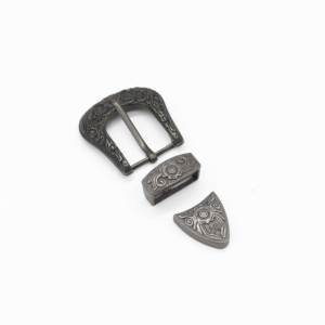 La nueva moda occidental 3 piezas hebilla de aleación 20-25mm conjunto de hebilla de cinturón - Product Image 5