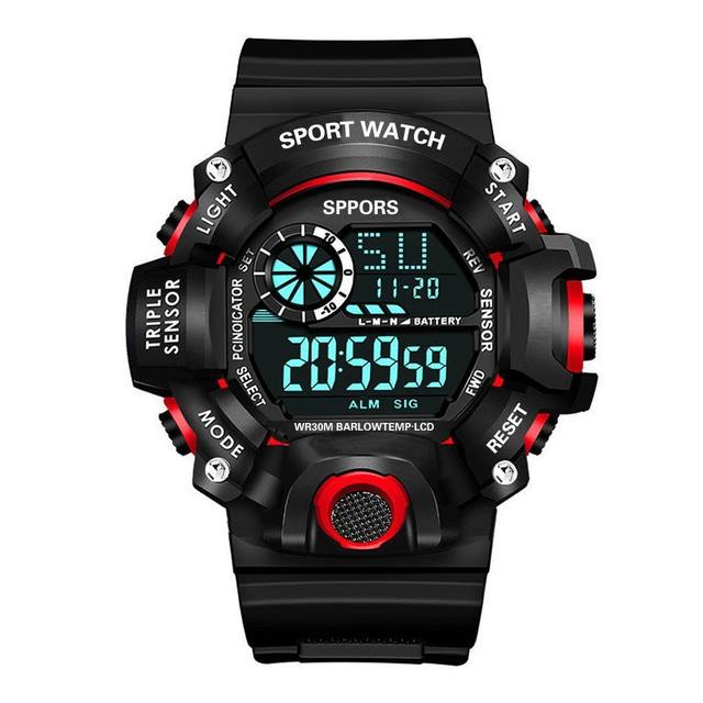Digital Watch for Men Outdoor Men's Sports Watches Clock Waterproof Luminous Chronograph Student Electronic Wristwatch