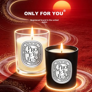 Bougie d'aromathérapie de marque américaine en cire de soja, huile essentielle, cadeau accompagnant, parfum pour chambre, <span class=keywords><strong>bonheur</strong></span>, bon marché à l'étranger - Product Image 1