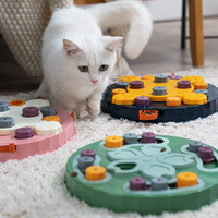 Distributeur de friandises coulissant anti-étouffement en plastique durable pour stimulation mentale, jouet de puzzle éducatif pour chien à alimentation lente