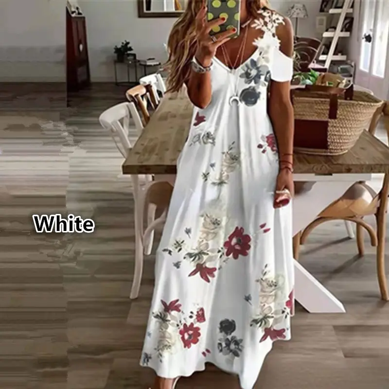 swing floral animal print summer white tight sexy maternity checked girls casual dresses loose women loose beach cotton