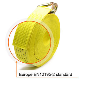 5000kg 50mm 10m, contrôle de la cargaison, crochet de ceinture d'arrimage, ensemble de sangles <span class=keywords><strong>à</strong></span> <span class=keywords><strong>cliquet</strong></span>, boucle d'arrimage - Product Image 5