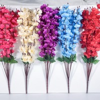 Branche de fleur de pêche artificielle en soie rose et blanche, best-seller, décoration d'intérieur, mariage, remise de diplôme, Noël, haute simulation
