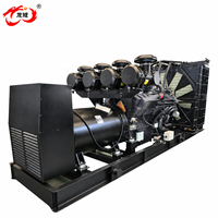 Generator Diesel Tipe Terbuka 3 Fasa 480v 1000 kVA Tugas Berat untuk Perusahaan Komersial, Dapat Disesuaikan oleh OEM