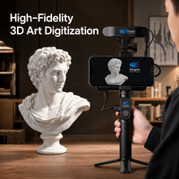 Scanner 3D portable XINGYAO Ultra Reliable Ferret Pro noir pour l'acquisition de modèles 3D, fabriqué en Chine