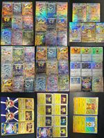 Tarjeta Coleccionable Premium de Pokémon con Diseño Personalizado de English Mew, Textura 3D Holográfica y Arte Completo