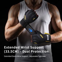 Nouveaux gants de sport demi-doigts avec enveloppements de poignet pour la musculation, le cyclisme, le ski, gants de sport respirants pour la salle de sport