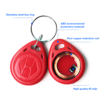 Porte-clé Rfid en ABS, pièce d'identité/IC, contrôle d'accès d'hôtel, 125khz TK4100 / T5577