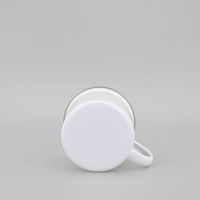 Tasse émaillée vintage par sublimation Tasse émaillée de camping personnalisée de 12oz