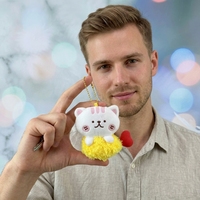 Mini porte-clés en peluche en gros, jouets personnalisés en boîte mystère, breloques de sac Kawaii, décoration intérieure, cadeau personnalisé en boîte mystère