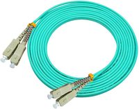 FTTMAX OM3/OM4 SM/G652D Çok Modlu 50/125 LC/LC 10Gb 40Gb PVC Kılıflı Fiber Optik Patch Kablosu Özel Uzunlukta FTTX POE 5G