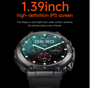 Reloj inteligente a color DF K56PRO para hombre, reloj táctico impermeable para exteriores. - Product Image 2