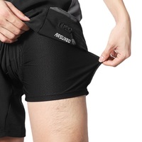Pantalons courts d'été pour hommes, pantalons de cyclisme avec coussin en éponge de silicone, séchage rapide, respirants, shorts de motocross
