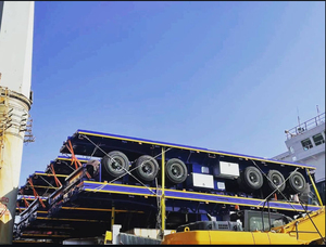 <span class=keywords><strong>Cimc</strong></span> vật liệu thép đất thấp 2 3 <span class=keywords><strong>4</strong></span> trục 100t 10m phẳng bán Trailer - Product Image 4