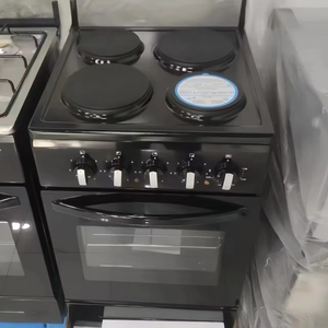 Estufa Comercial de Cuatro Quemadores Eléctricos Independientes con Placa de Cocción Infrarroja, Cocina de Acero Inoxidable - Product Image 1