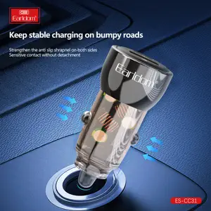 Earldom 30w Custom Car Charger Usb C Quick Charge 3.0 Dual Port Usb C Car Charger For Cell Phone Power Adapter