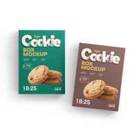 Boîte en carton pliable de qualité supérieure avec gaufrage et revêtement UV, logo personnalisé imprimé pour l'emballage de biscuits et de bonbons