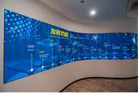 Écran mural vidéo LCD HD 55 pouces avec rétroéclairage Mini-LED, cadre ultra-fin de 0,88 mm, pour publicités commerciales, fabricant Yizhicai