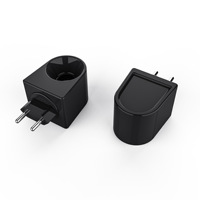 Rafraîchisseur d'air électrique diffuseur d'huile électrique en porcelaine blanche, brûleur d'huile essentielle en céramique à prise murale pour toilette salle de bain