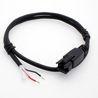 SM 3 P 2 3 Pin sumber cahaya penglihatan kabel lunak 3 4 2.54mm kawat Harness LED inspeksi industri kabel ekstensi daya mesin PVC