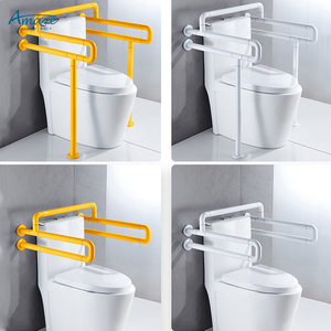 Main courante de <span class=keywords><strong>toilette</strong></span> bidirectionnelle en acier inoxydable en forme de U barre d'appui de <span class=keywords><strong>toilette</strong></span> <span class=keywords><strong>pour</strong></span> handicapés main courante de sécurité murale accessoires de salle de bain - Product Image 3